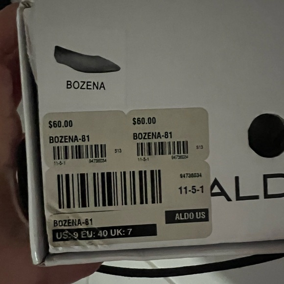 NEW Aldo size 9 sparkly flats w/ metallic point - Picture 5 of 6